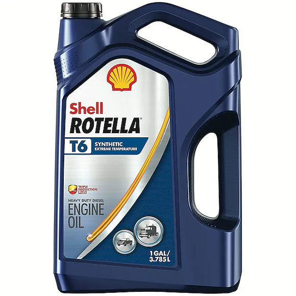 Shell Rotella® T6 15W-40 helsyntetisk Motorolje 3,8L